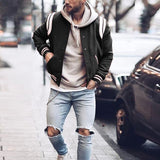 bomber jacket Winter New Preppy Style Jacket Men's Casual Short Baseball Uniform Men's Jacket 03