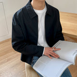 Gotmes-shop starboy outfit Myq Men's Coat Spring and Autumn New Korean Fashion Top Autumn Clothes Lapel Casual Jacket