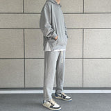 Oversize Side Slit Hooded Sweater