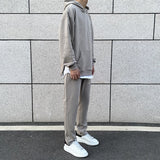 Oversize Side Slit Hooded Sweater