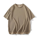 Mens Baggy T shirts Summer Men Solid Color Casual Short Sleeve Tshirts Man Basic T-shirt Male Tops Tees Couple