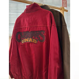 American Retro Trend College Style Patch Embroidered Lapel Jacket Men Women Fashion Loose Casual Versatile Jacket Trendy Tops