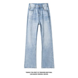 JEANS Mens Classic Straight Light Blue Washed Denim Jeans M-5XL 7 Size Options Big Tall Multiple Fit Vintage Wash Large Size