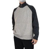 Autumn Men's Zipper Cardigan Jacket Casual Patchwork Stand Collar Long Sleeve Sweater Korean Premium Quality Knitted Outerwear