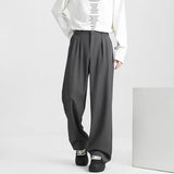 Men's Light Luxury Naples Slim-fit Suit Pants Casual Japanese Retro Premium Quality Elegant Popular Leisure Trousers 2026 Spring