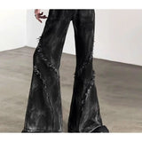 American Spring and Autumn New Style Men and Women Trendy Personalized Straight leg Jeans Couple Loose Retro Casual Pants