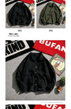 Japanese Cargo Retro Jacket Men 2025 Spring Loose Large Size Army Green Denim Jacket Preppy Trendy High-end Simple Jacket Chic
