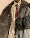 Plus Velvet Thicker Parkas Men Casual Warm Panelled Stand Outwear Cool Handsome Winter Sporty All-match College Students Daily
