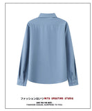 New Naples Business Men Shirts Light Luxury Textured Lapel Striped Long Sleeve Cardigan Leisure Premium Commuter Blouse S-4XL