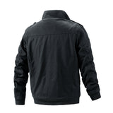 Thick Jacket Men's Workwear Jacket Fashionable and Trendy Casual Jacket Cold Resistant Jacket Windproof Warm Men's Casual Jacket