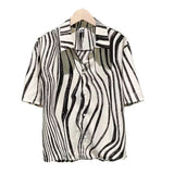 Summer Short Sleeved Shirt Men Slim Fit Fashion Social Mens Formal Dress Shirt Korean Casual Shirt Mens White Striped Shirts