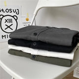 New Men Luxury Korean Style Shirts Casual Long Sleeve Drapped Solid Color Button-down Cardigan Fashion Japanese Blouse 2025 New