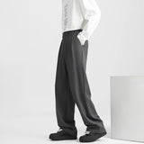 Men's Light Luxury Naples Slim-fit Suit Pants Casual Japanese Retro Premium Quality Elegant Popular Leisure Trousers 2026 Spring