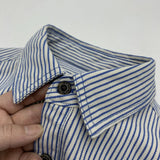 Japanese Shirt Men's Retro Amikaki Vertical Stripe Long Sleeve Shirts Youth Non Iron Casual Workwear Popular Spring Shirt Coats