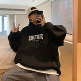 Autumn Letter Men's Hoodies Loose Fashion Brand Hooded Sweatshirts New Harajuku Couple Clothing Male Pullovers