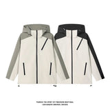 Hip Hop Varsity Jacket Men hoolids High Street Patchwork Color Black Windbreaker Coats Women Spring Autumn Thin Fashion College
