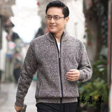 Autumn Winter KPOP Fashion Harajuku Cardigan Men Loose Casual All Match Tops Long Sleeve Outerwear Solid Thick Chic Male Clothes