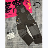 Overalls Cargo Clothes Wear-resistant Spring Autumn Ones-piece Mechanic Work Pants Labor Protection Suit Safari Pants