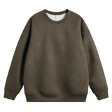 Autumn Suede Hoodie Men Fashion Solid Color Casual Sweatshirt Men Streetwear Hip-hop Loose Pullover Hoodie Mens Hoody M-3XL