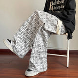 Autumn Corduroy Pants Men Fashion Retro Casual Pants Men Streetwear Hip-hop Loose Wide Leg Pants Mens Trousers Large Size 4XL