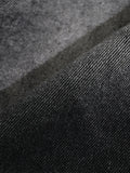 Men's Lapel Handsome Black Grey Gradient Denim Shirt Jacket Spring Autumn Trendy Street Casual Versatile Single-breasted Shirts