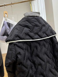 Design-sensing Niche Parkas Unisex Lapel Cotton Coat Women Korean Autumn Winter Light Short Trendy High-end Jacket Aesthetic