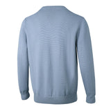 New Japanese Retro Men Sweater Luxury Trendy Plaid Patchwork V Neck Knit Solid Color Pullover Leisure Loose Long Sleeve Knitwear