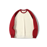 Sweatshirts Men Panelled Loose Fashion Couples Streetwear All-match Breathable Handsome Korean Style Classic Personality Clothes