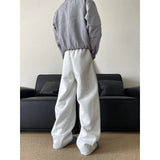 Spring NEW Loose Casual pants man Solid baggy trousers Unisex Wide leg pants Fashion trend youth skateboard pants male