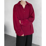 White Long Sleeved Shirt Men Oversized Society Mens Black Dress Shirt Korean Loose Casual Shirt Mens Formal Pullover Shirts