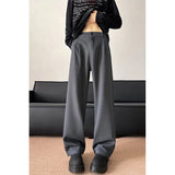 Black Suit Pants Men Fashion Society Mens White Dress Pants Korean Casual Straight Pants Mens Office Formal Trousers Large Size