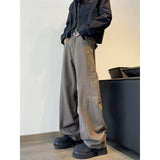 American Street Spring and Autumn Men and Women Trendy Personality Straight Tube Washed Jeans Couple Loose Retro Casual Pants
