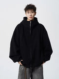 American autumn and winter street fashion personalized hooded sweatshirt for couples loose retro Harajuku casual top y2k