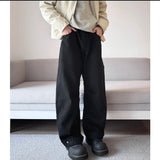 NEW pants Unisex Straight Leg Loose Fit Cotton Casual Pants Outdoor Sportswear  Trendy Versatile Trousers Men Women Fashion