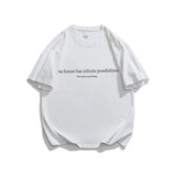 White T Shirt Oversized Cotton for Men Men's Summer 5XL T-shirts Letter Print Male Casual Wear Tee Shirts Big Size Tshirts