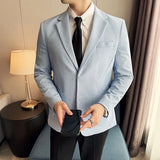 Men Suit Linen Blazers Jackets Men Business Casual Suit Designer Coats New Spring Summer Formal Wear Slim Fit Blazers