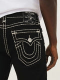Trend Buddha Baggy Pants Hip Hop Streetwear Black Jeans Fashion Embroidered Y2k Gothic Straight Leg Wide Leg Jean Men Clothing