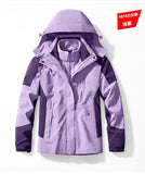 Male New Arrived Winter 3 in 1 Jackets Parkas Unisex Two-pieces Sets Men Outdoor Jacket Waterproof Hiking Coat Windbreaker Coat