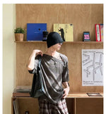 Street Punk Shirt Off-shoulder Hollow T-shirt American 2025 New High-end Style Fashionable Casual Loose Short Sleeves