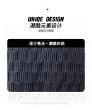 Korean Style Men's Polo Sweater Light Luxury Textured V-neck Knit Long Sleeve Pullover Autumn Casaul Trendy Male Clothing M-3XL