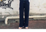 American Retro Large Size Denim Overalls Men's Loose Trend Korean Style Fashion 2025 New High-end Straight Suspender Jumpsuit