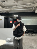 American Workwear Quick-drying Multi-pocket Vest Men Couples Silhouette Vest Trendy Brand High-end Casual Trendy Horse Clip