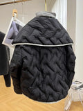 Design-sensing Niche Parkas Unisex Lapel Cotton Coat Women Korean Autumn Winter Light Short Trendy High-end Jacket Aesthetic