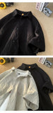 Japanese Cityboy Shirt High-end Polo Short-sleeved Shirt Men's Summer American Retro Lapel Tee Trend Loose Large Size Casual Top