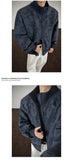 Jacket Men Autumn New Arrival Short Loose Tie Dye Jacket Stand Collar Casual Streetwear Outerwear Bomber