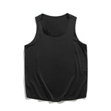 Men Cotton Vest Sweat Absorbing Gym Workout Sportswear Solid Mens Athletic Sleeveless Shirt Activewear Top Casual Training