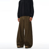 Y2K American Baggy Pants Men's 100% Cotton Fashion Vintage Autumn Wide-leg Casual Trousers Oversize Loose Streetwear
