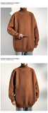 Sweater men 2025 New Men Knitwear Solid High Neck Sweater Soft Warm Comfortable Winter Pullover Fashion Casual Warm Sweater