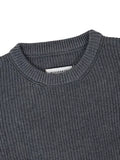 Men's Luxury Knitwear Sweater Loose High Quality Long Sleeve O-neck Knit Pullover Black Casual Y2k All-match Popular Jumper