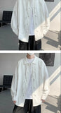New Classic Shirt Men Clothing Chinese Style Long-sleeved Buttoned Scholar White Shirt Ancient Style Fashionable Casual Blouse